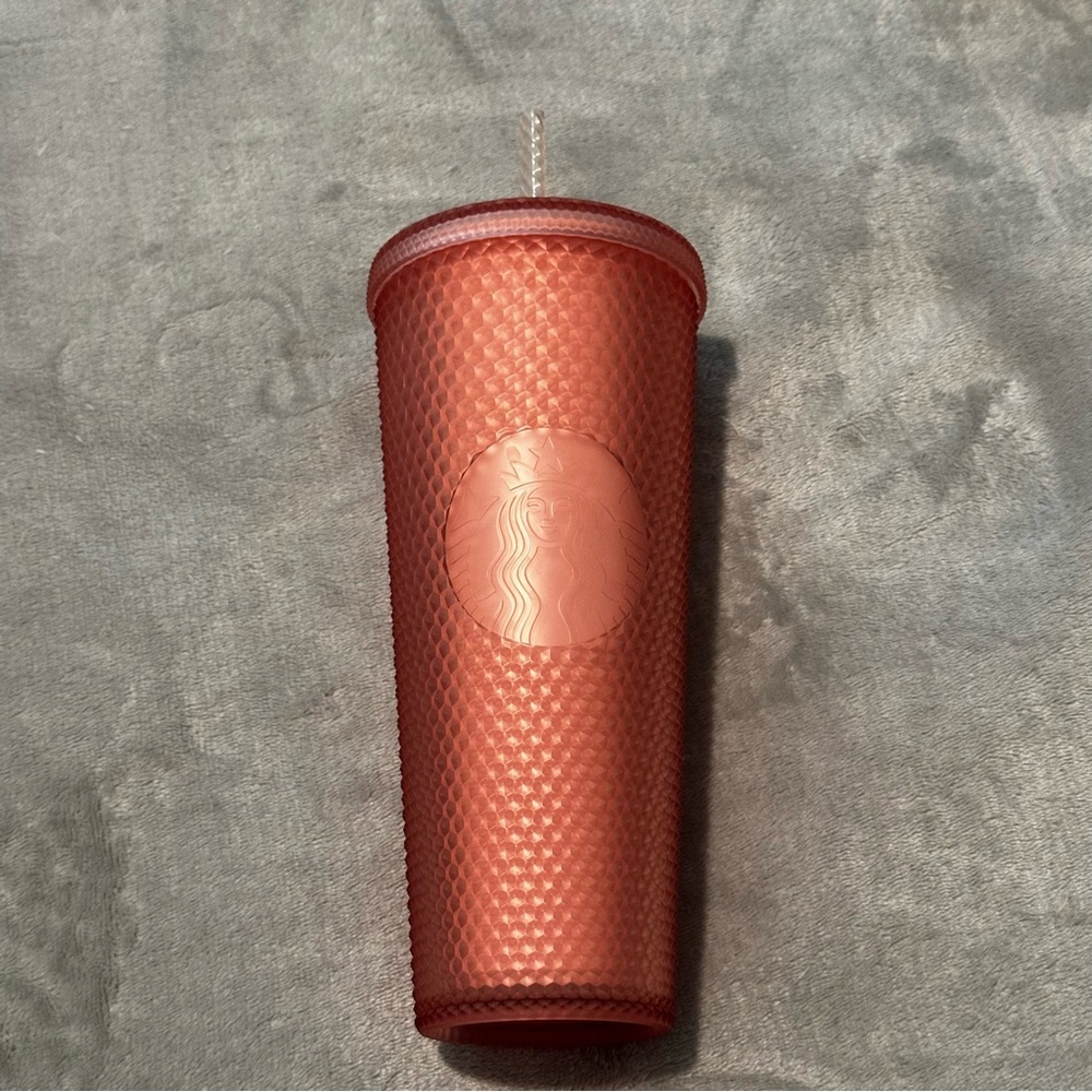 Starbucks Light Pink Studded Tumbler EUC